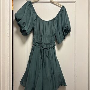Crystal Doll Teal Mini Dress